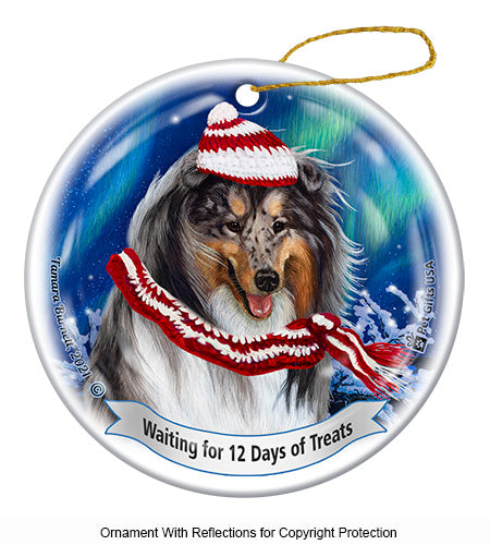 Collie Blue Merle Ornament