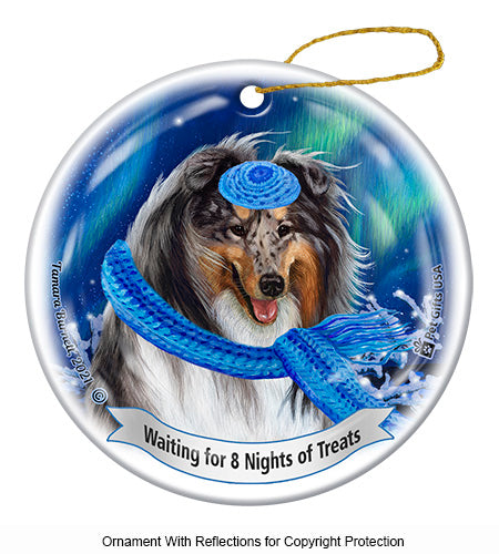 Collie Blue Merle Ornament
