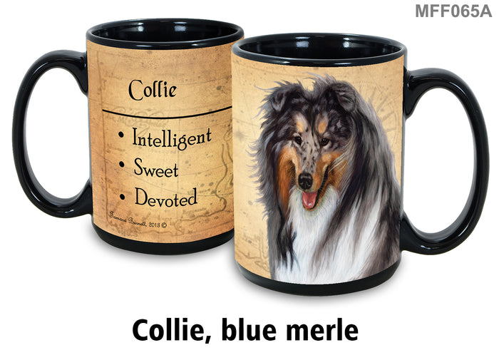 Collie Blue Merle - My Faithful Friends Mug 15 oz