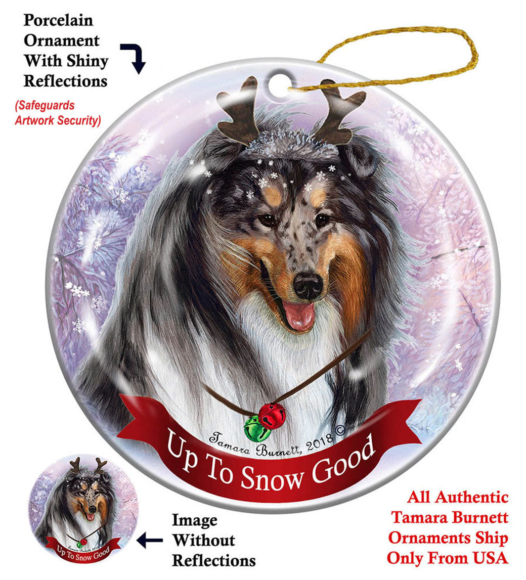 Collie Blue Merle Ornament