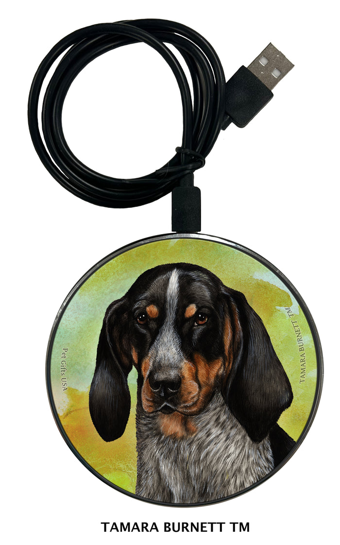 Bluetick Coonhound Zoomies Wireless Charger