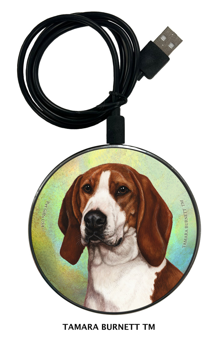 Treeing Walker Coonhound Zoomies Wireless Charger