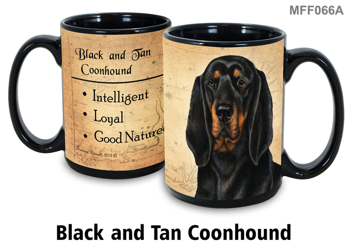 Coonhound (Black & Tan) - My Faithful Friends Mug 15 oz