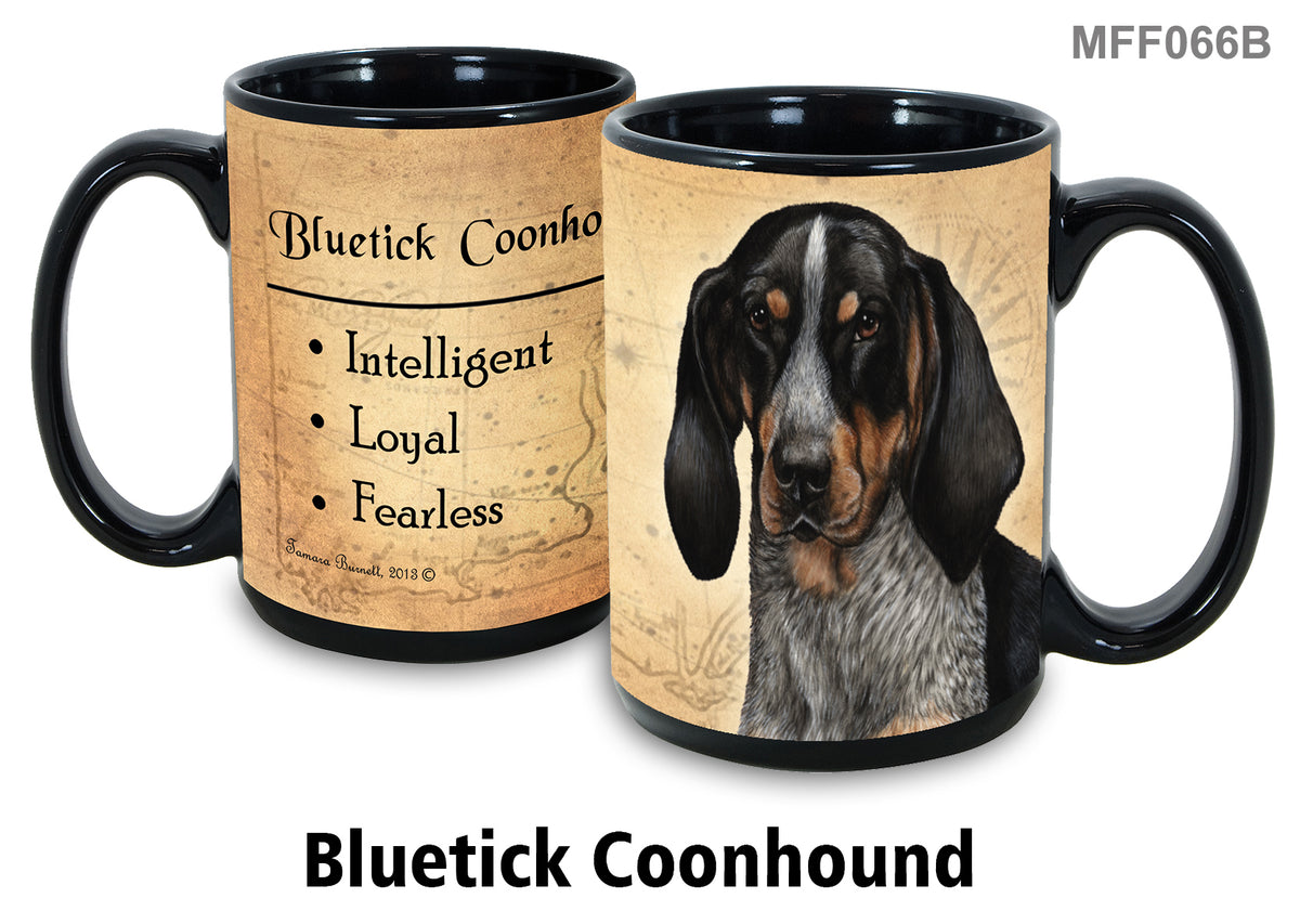 Coonhound (Blue Tick) - My Faithful Friends Mug 15 oz