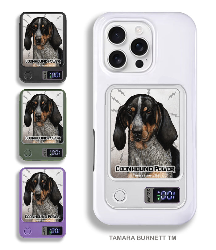 Bluetick Coonhound Phone Bank Wireless Charger