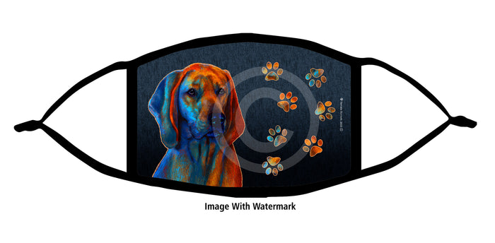 Coonhound Tree Walker Face Mask
