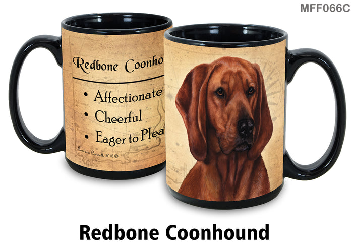 Coonhound (Redbone) - My Faithful Friends Mug 15 oz