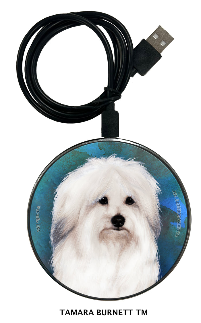 Coton de Tulear Zoomies Wireless Charger
