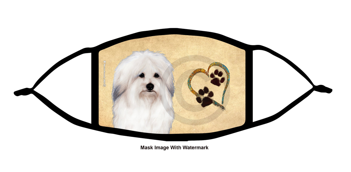 Coton de Tulear Face Mask