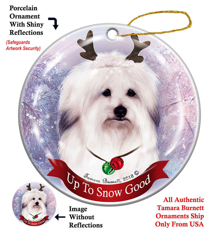 Coton de Tulear - Up To Snow Good Ornament