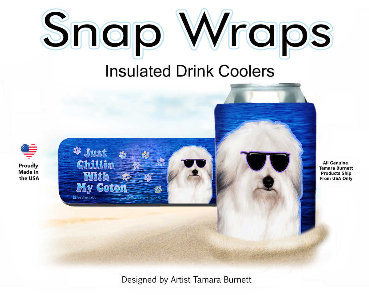 Coton de Tulear Snap Wrap Cozy