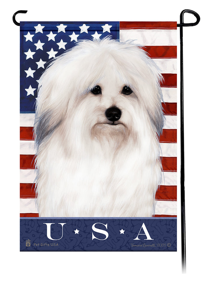 Coton de Tulear True Blue Garden Flags