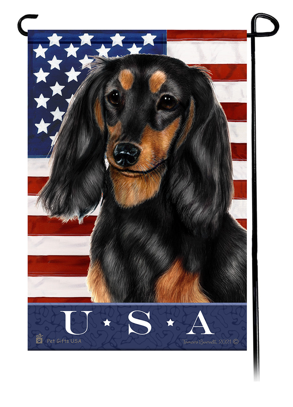 Dachshund True Blue - Garden Flag
