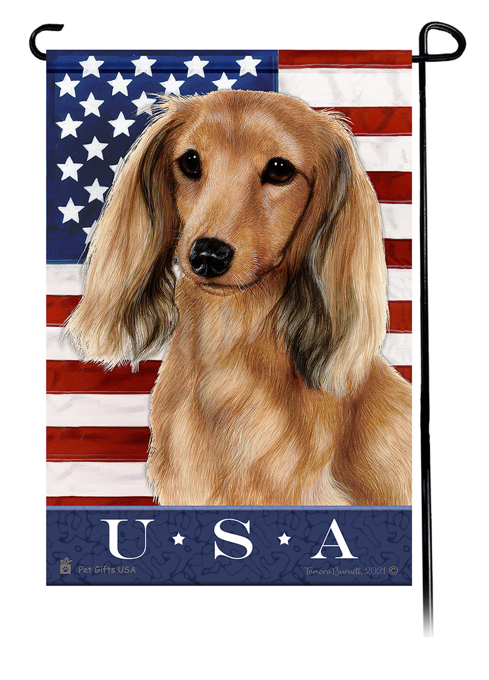 Dachshund True Blue - Garden Flag