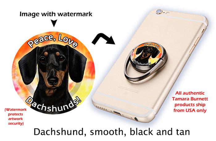 Dachshund Black and Tan Phone Stand