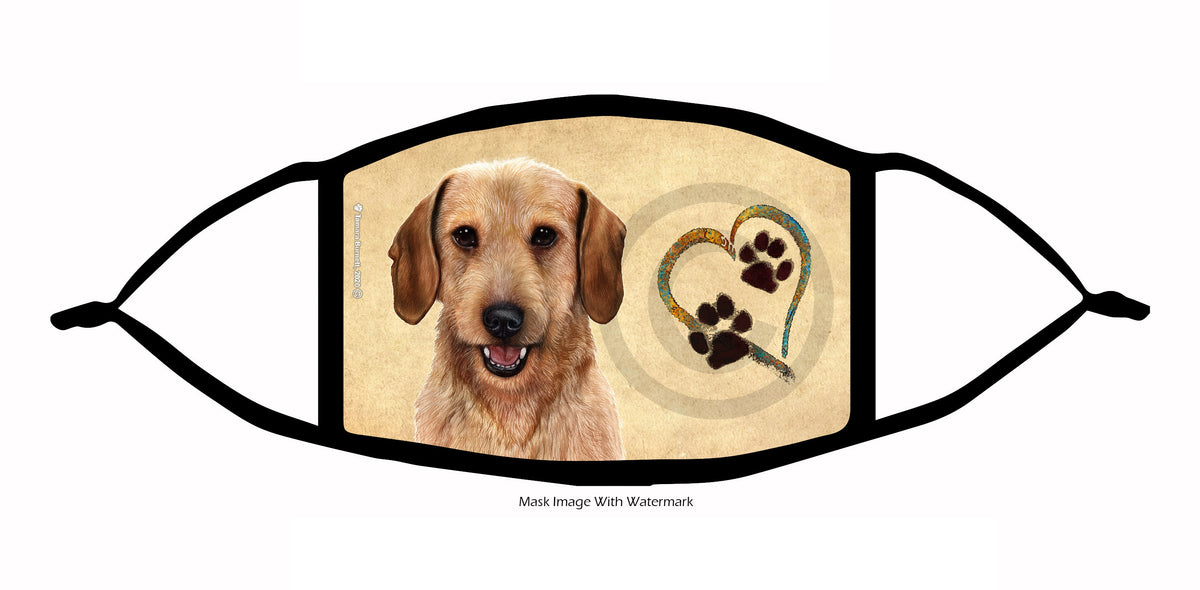 Dachshund (Wirehaired Wheaten) Face Mask
