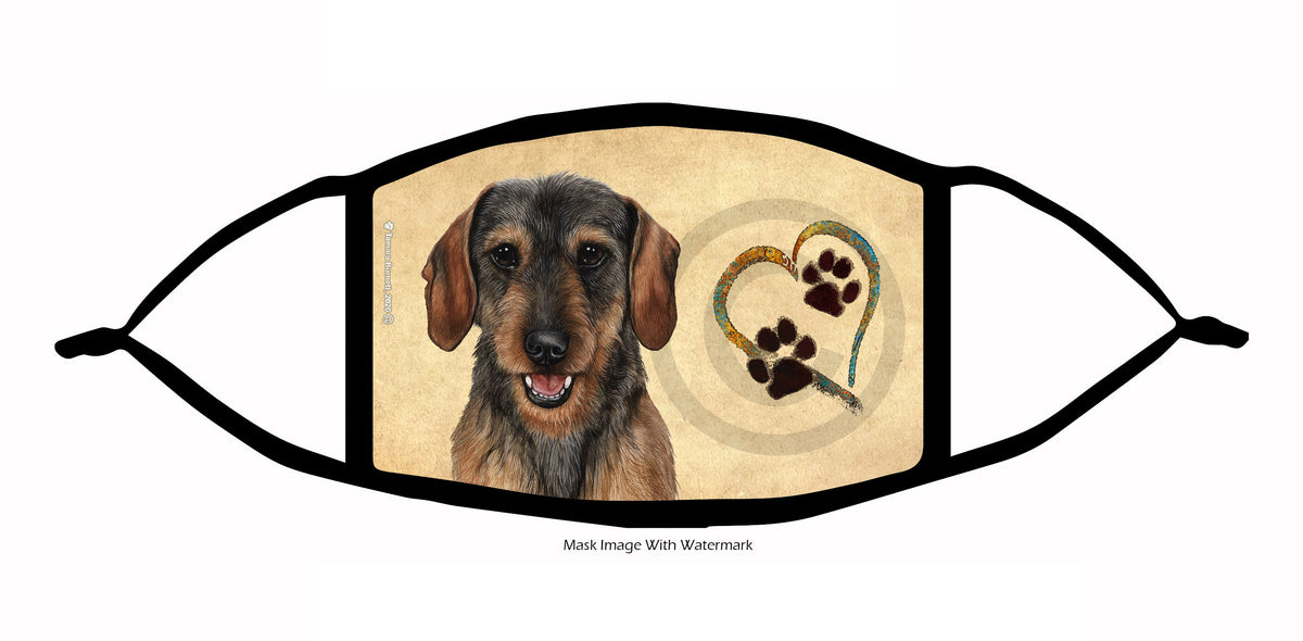 Dachshund (Wirehaired Wild Boar) Face Mask