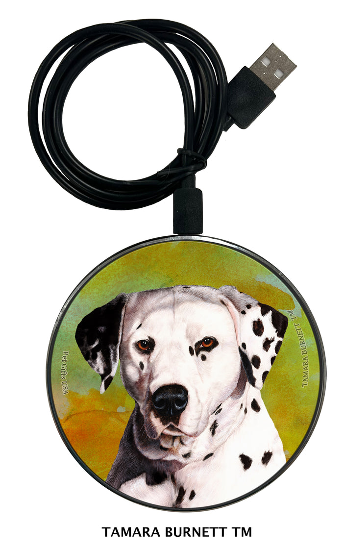 Dalmatian Black and White Zoomies Wireless Charger