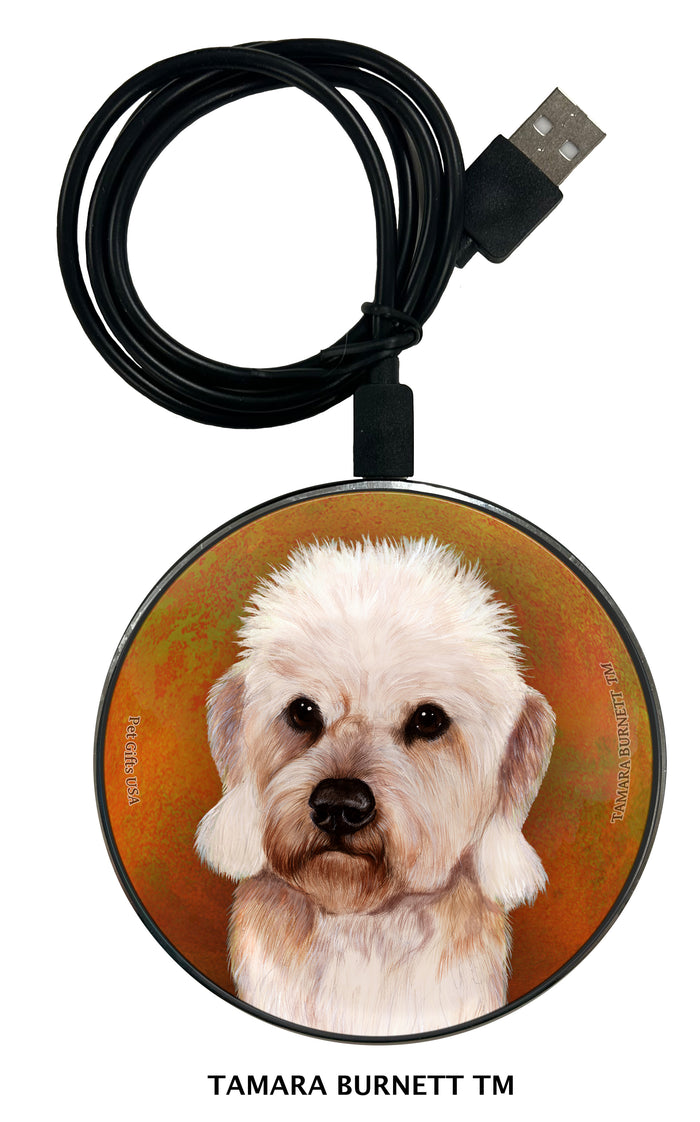 Dandie Dinmont Terrier Mustard Zoomies Wireless Charger