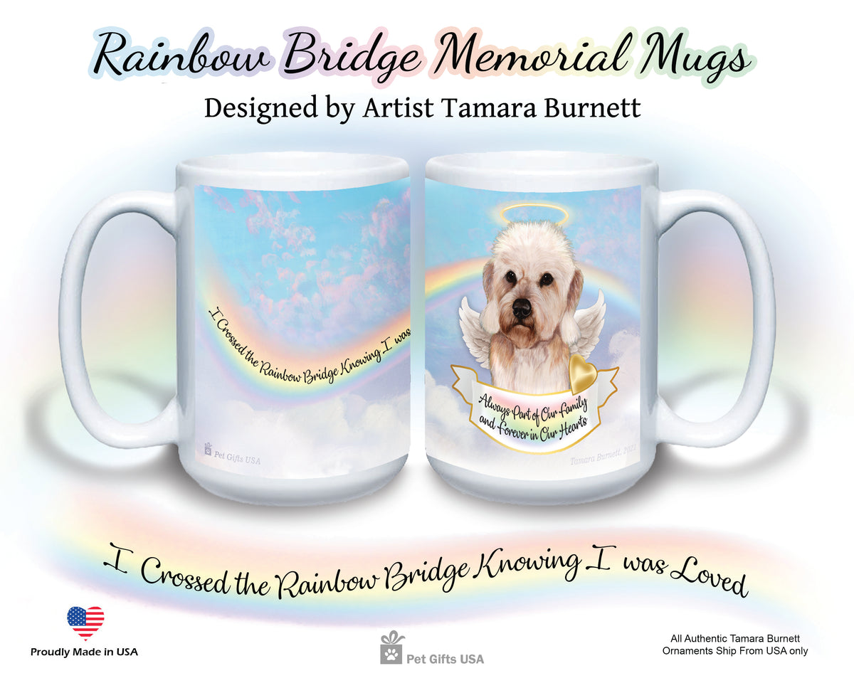 Dandie Dinmont Terrier Mustard Memorial Mug 15 oz