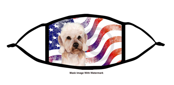 Dandie Dinmont Terrier (Mustard) Face Mask