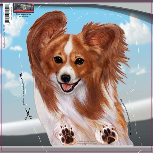 Papillon Window Cling