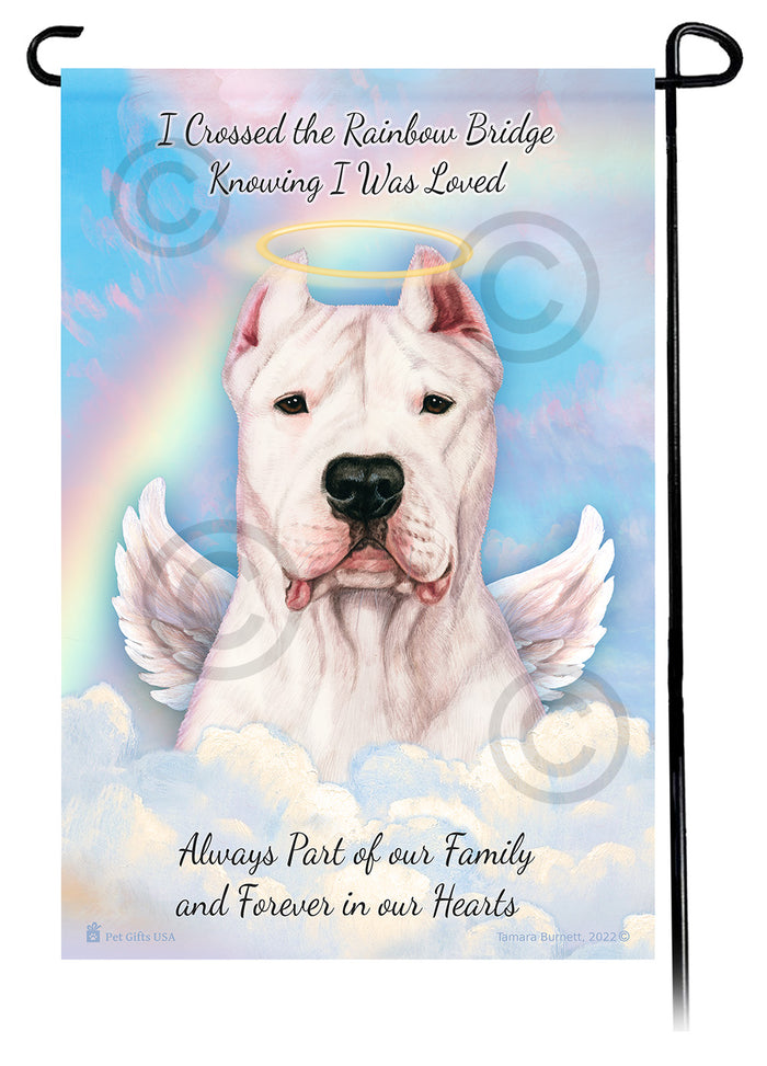 Dogo Argentino Memorial Garden Flags
