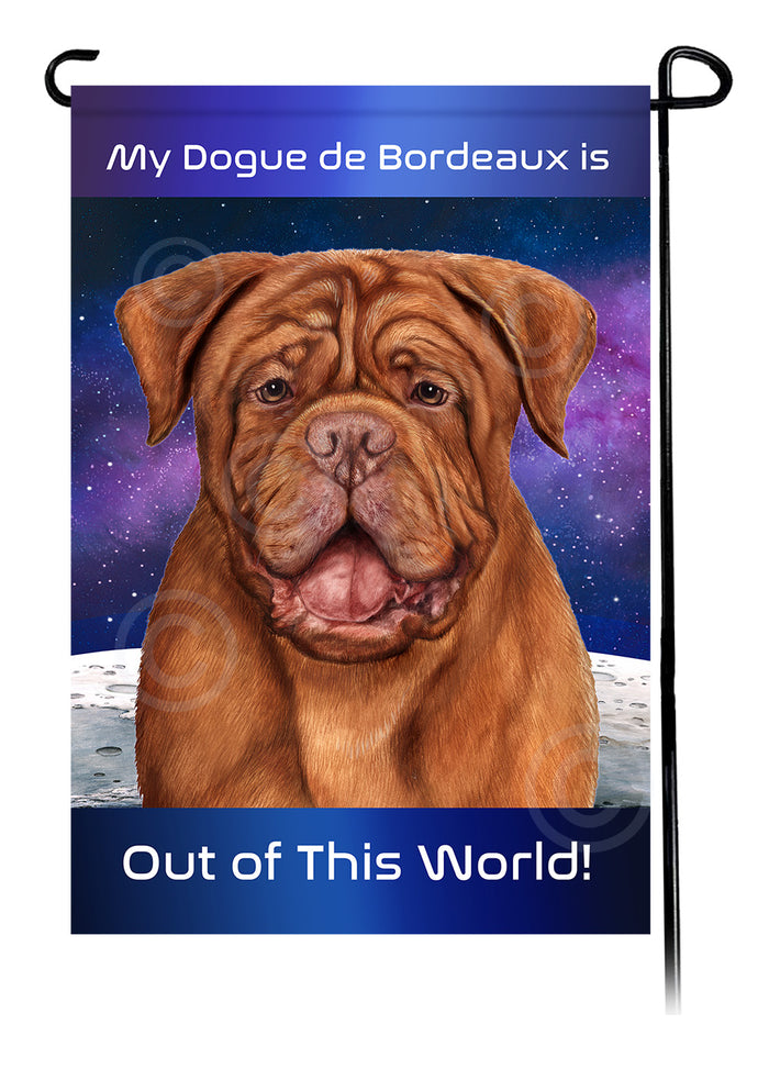 Dogue de Bordeaux Out Of This World Garden Flags