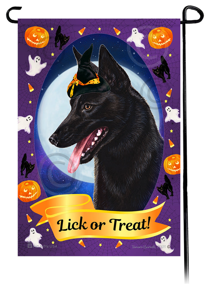 Dutch Shepherd Halloween Howls Garden Flags
