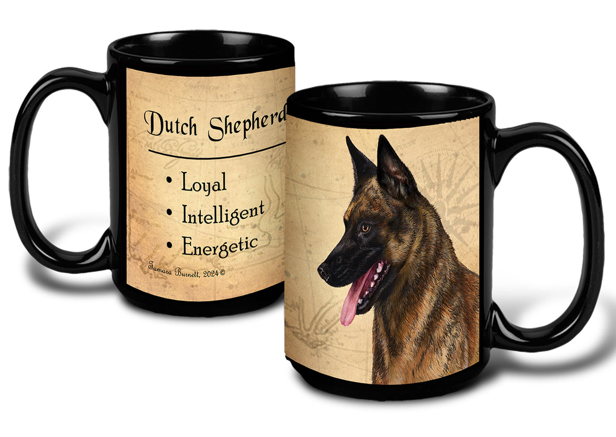 Dutch Shepherd Gold Brindle - My Faithful Friends Mug 15 oz