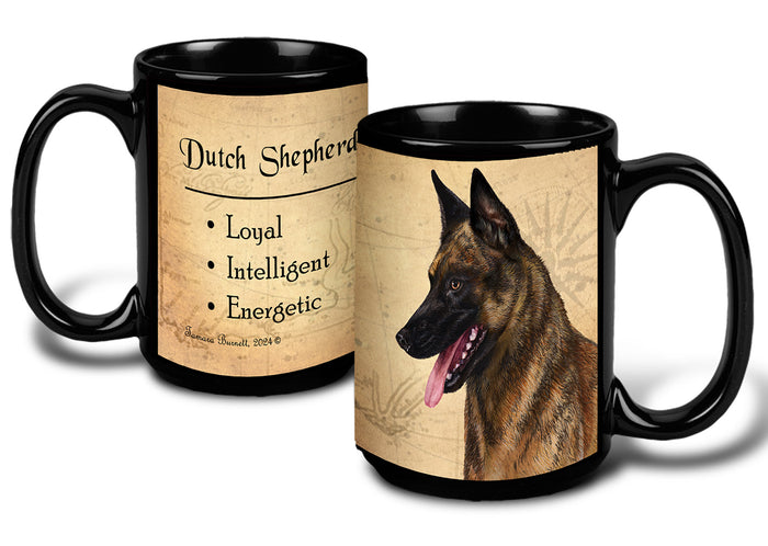 Dutch Shepherd Gold Brindle - My Faithful Friends Mug 15 oz