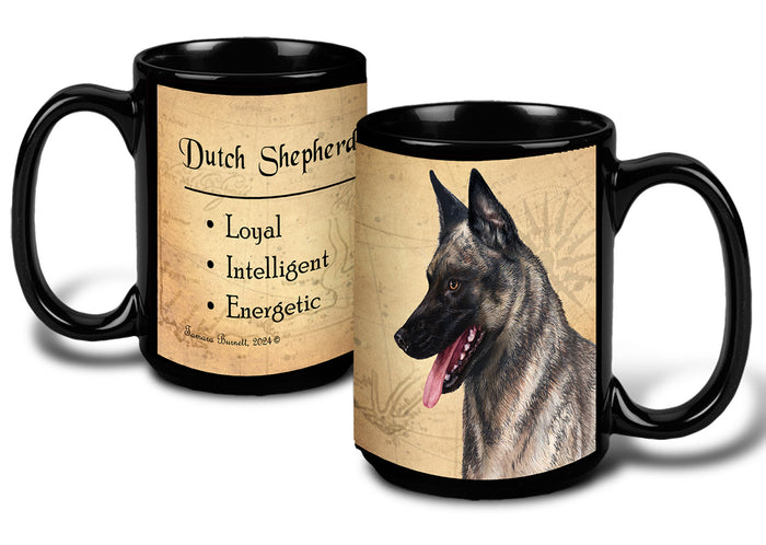 Dutch Shepherd Silver Brindle - My Faithful Friends Mug 15 oz