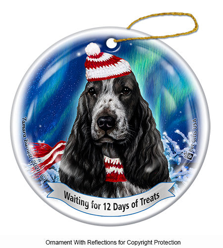 English Cocker Spaniel Blue Roan Ornament