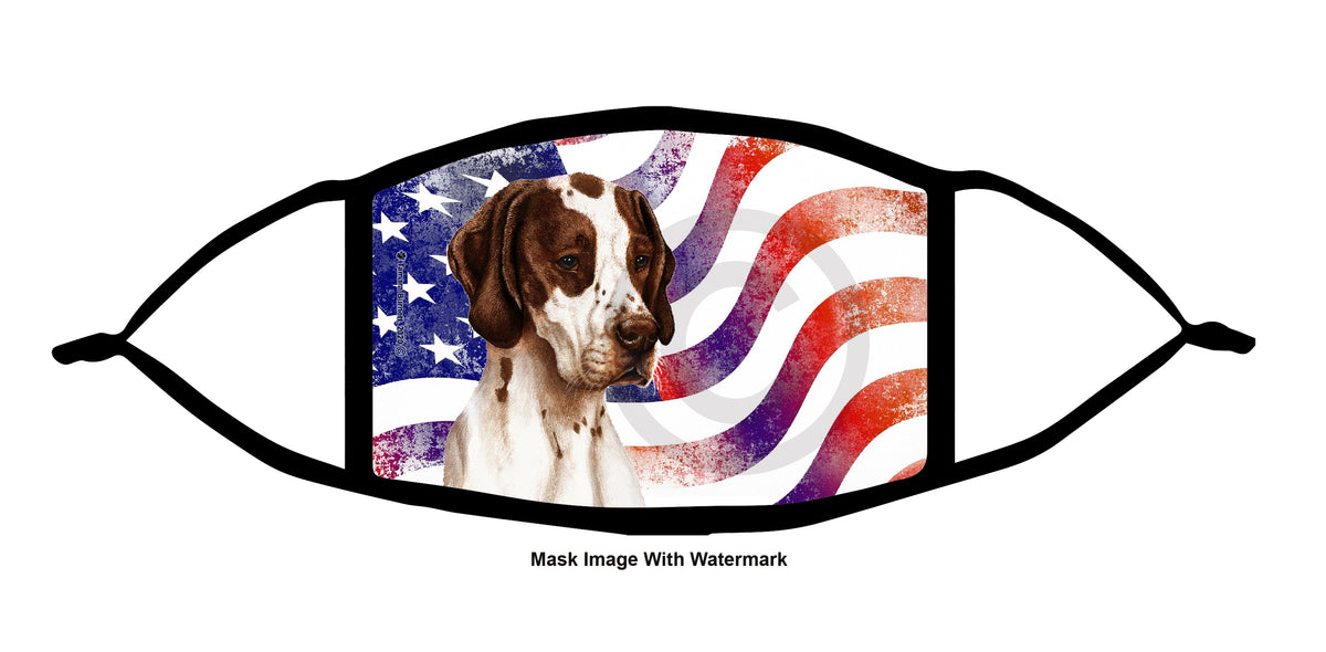 English Pointer (Liver and White) Face Mask