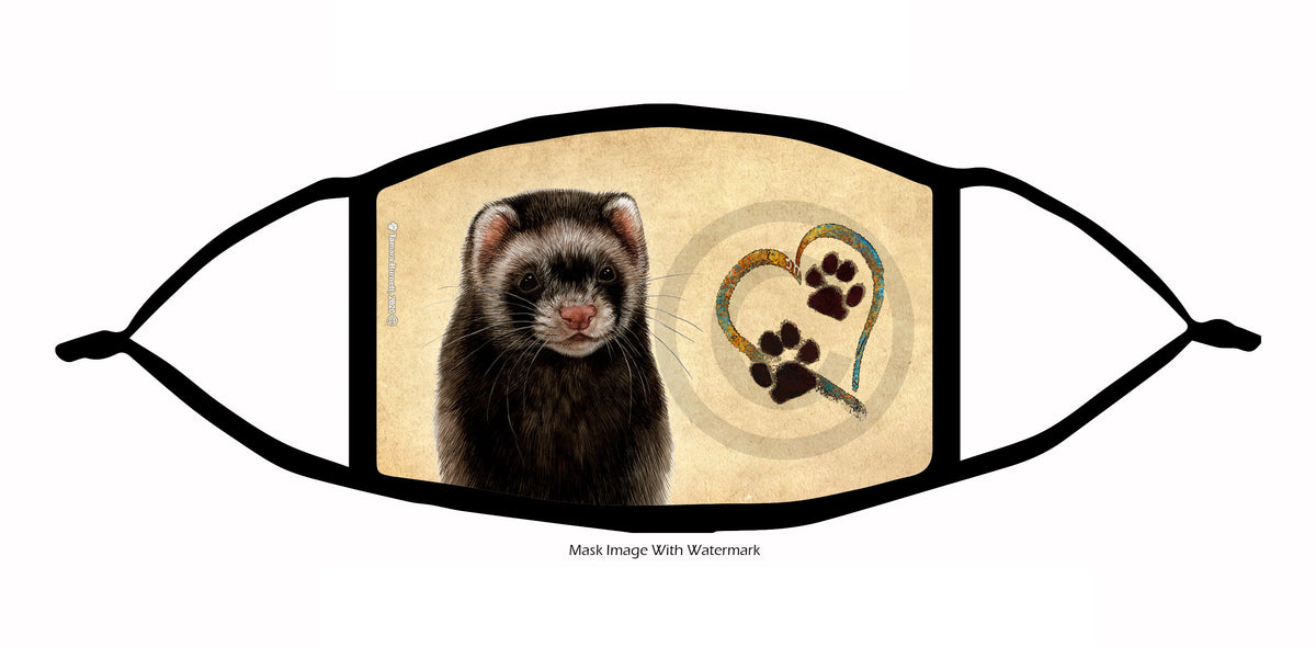 Ferret (Black Sable) Face Mask