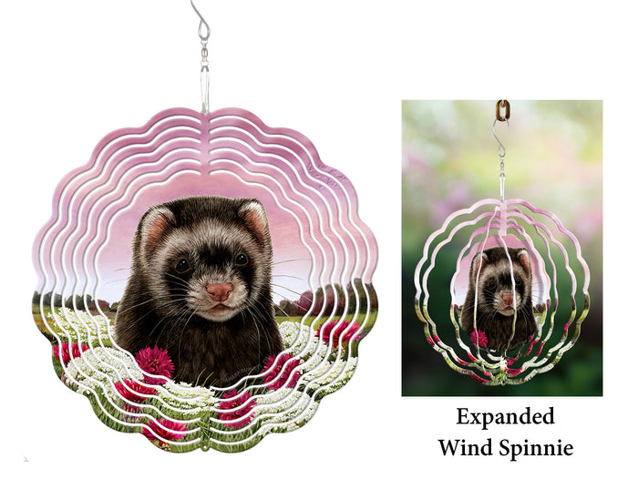 Ferret Black Sable Wind Spinner