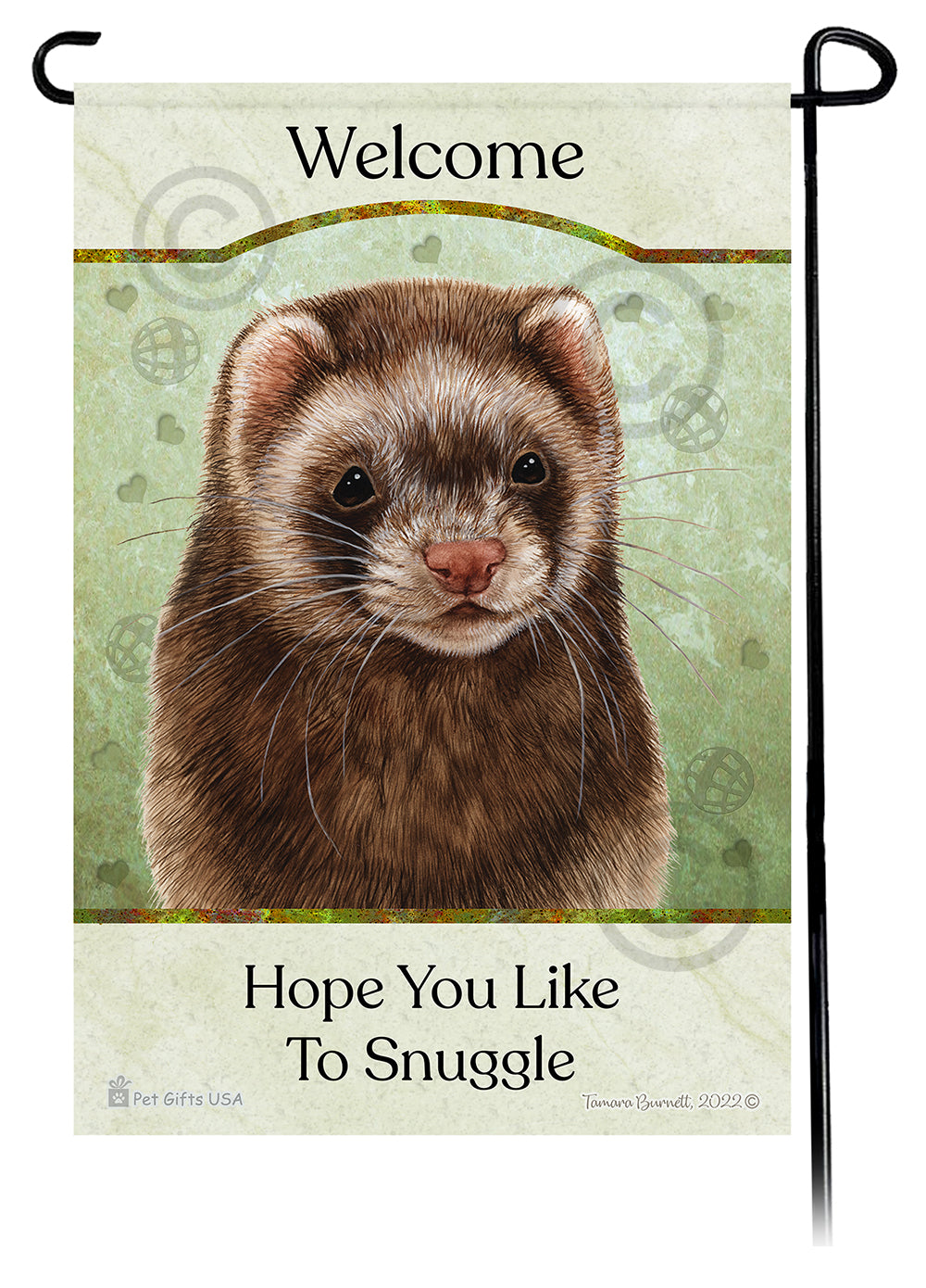 Peke A Poo Hope You Like To Snuggle Garden Flags