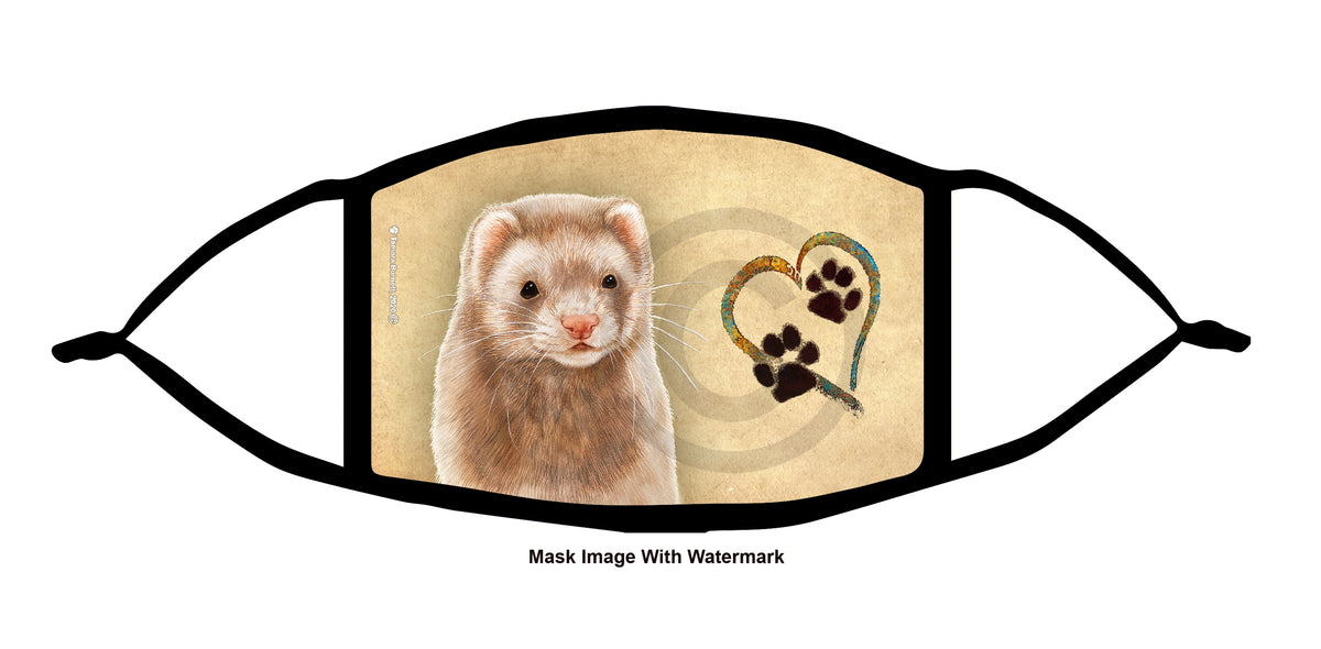 Ferret Cinnamon Face Mask