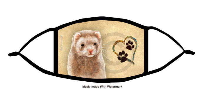 Ferret Cinnamon Face Mask