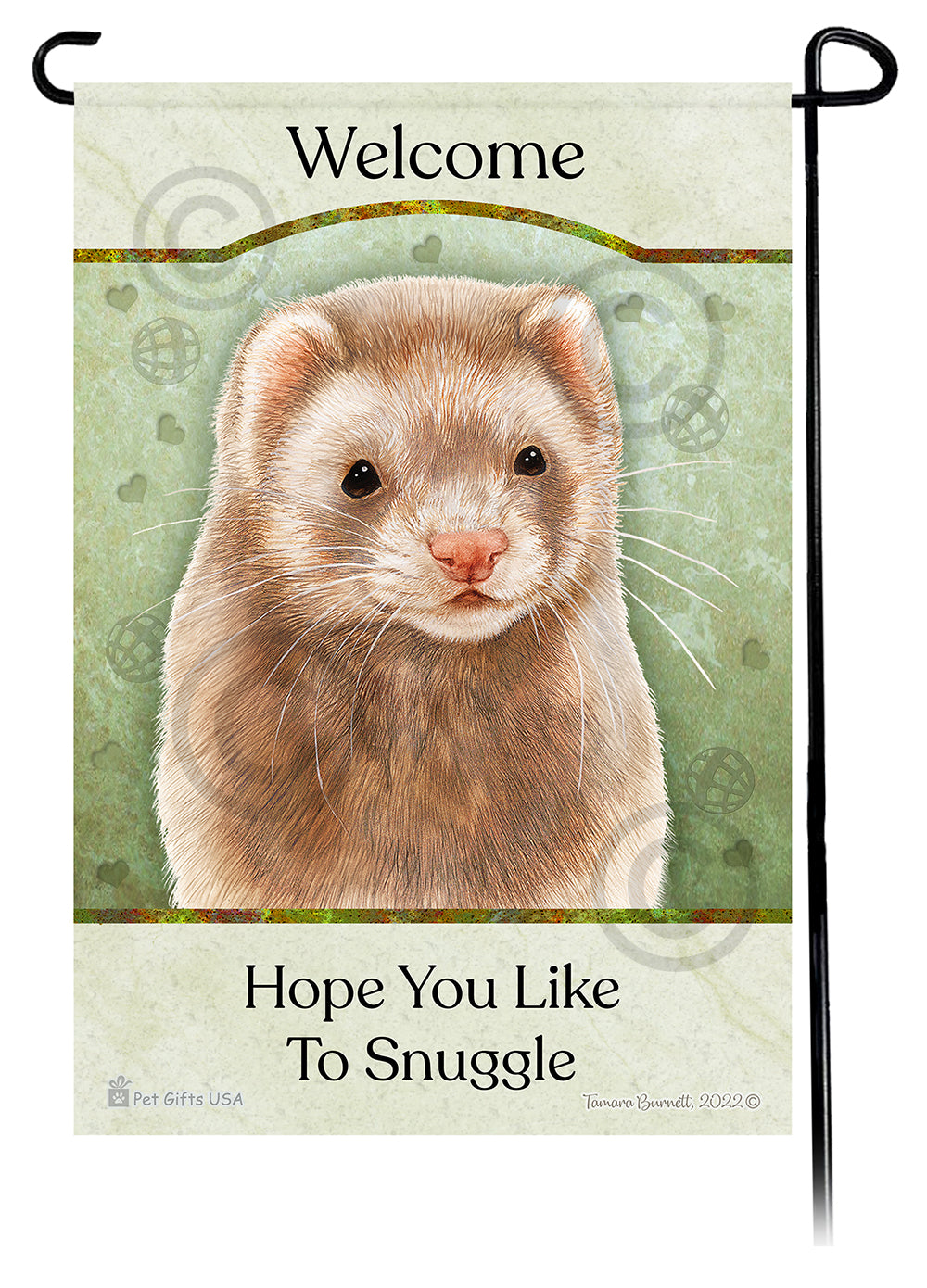 Peke A Poo Hope You Like To Snuggle - Garden Flag