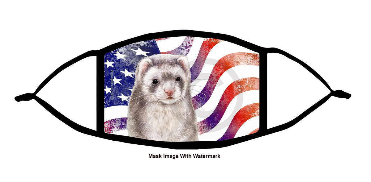 Ferret (Silver Sable) Face Mask