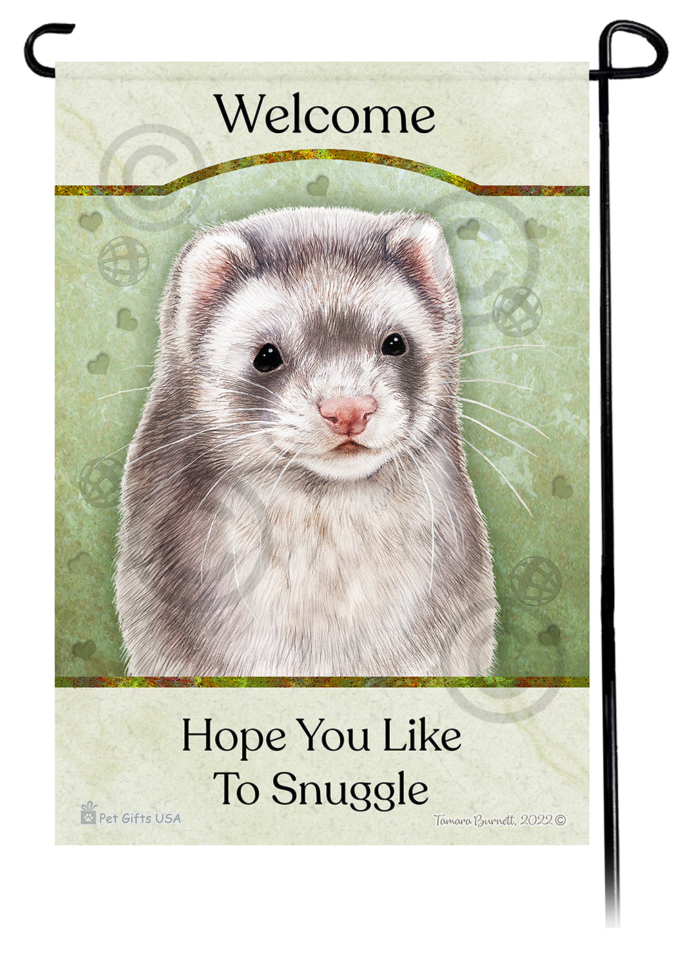 Peke A Poo Hope You Like To Snuggle - Garden Flag