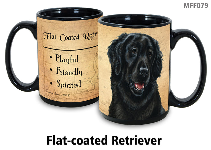 Flat Coated Retriever - My Faithful Friends Mug 15 oz
