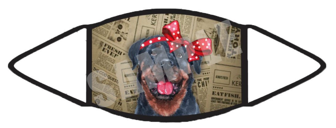 Rottweiler (Brown) Face Mask