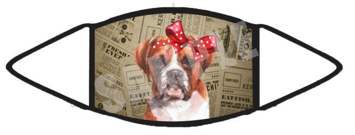 Boxer (Brown) Face Mask