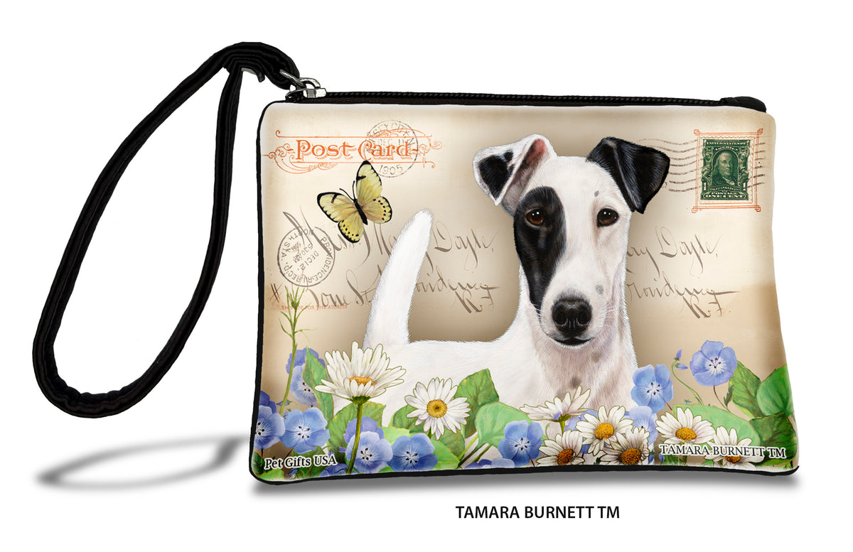 Fox Terrier Black And White Zippees Pet Pouch