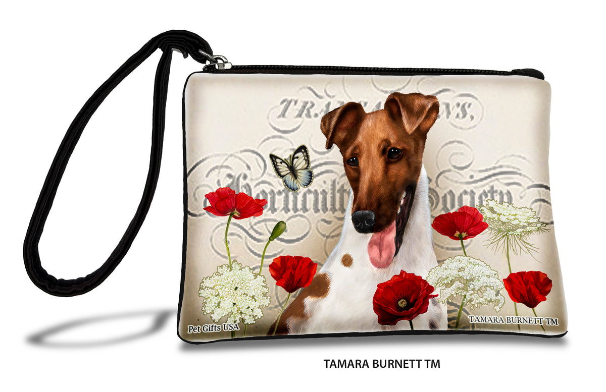 Fox Terrier Brown And White Zippees Pet Pouch