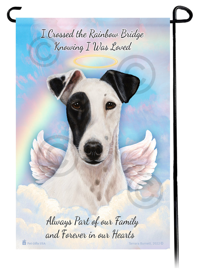 Fox Terrier Memorial Garden Flags