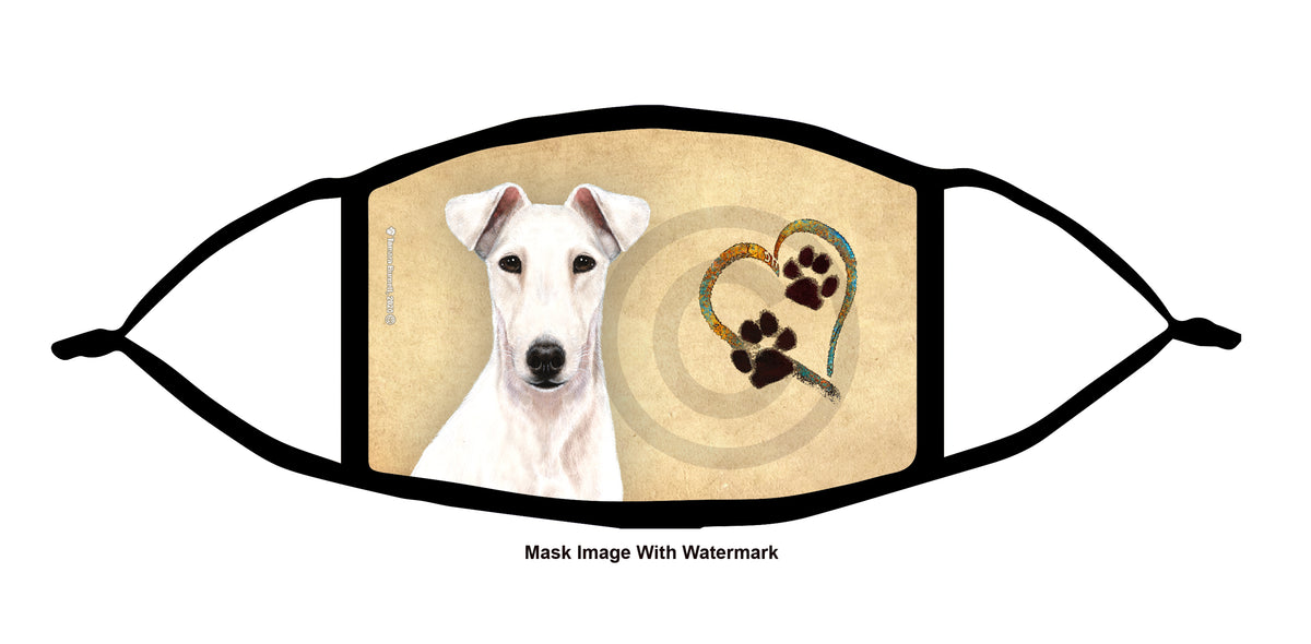 Fox Terrier (Smooth, (White)) Face Mask