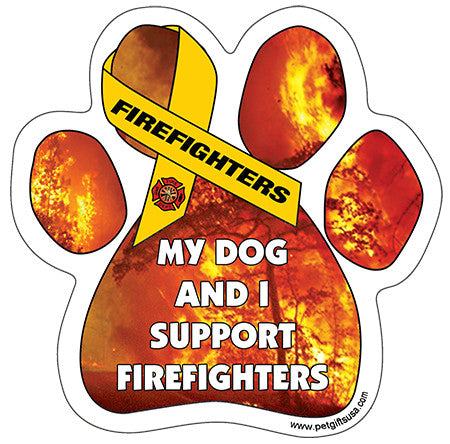  First Responders Paw Shaped Magnets
